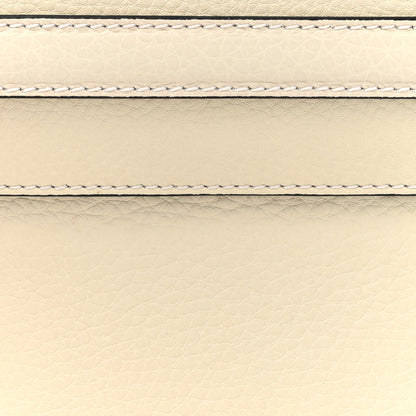 Valentino Garavani VALENTINO GARAVANI Grained Calfskin Medium My Rockstud Frame Bag Light Ivory 7 of 14