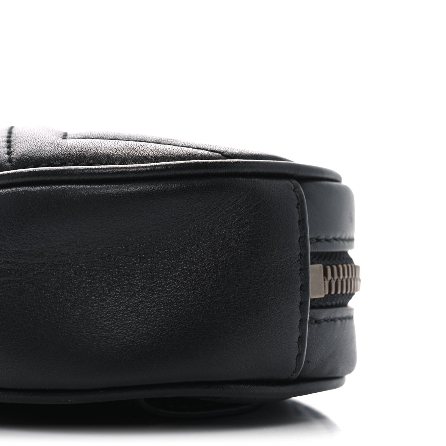 Gucci Calfskin Matelasse GG Marmont Belt Bag 95 38 Black 10 of 10