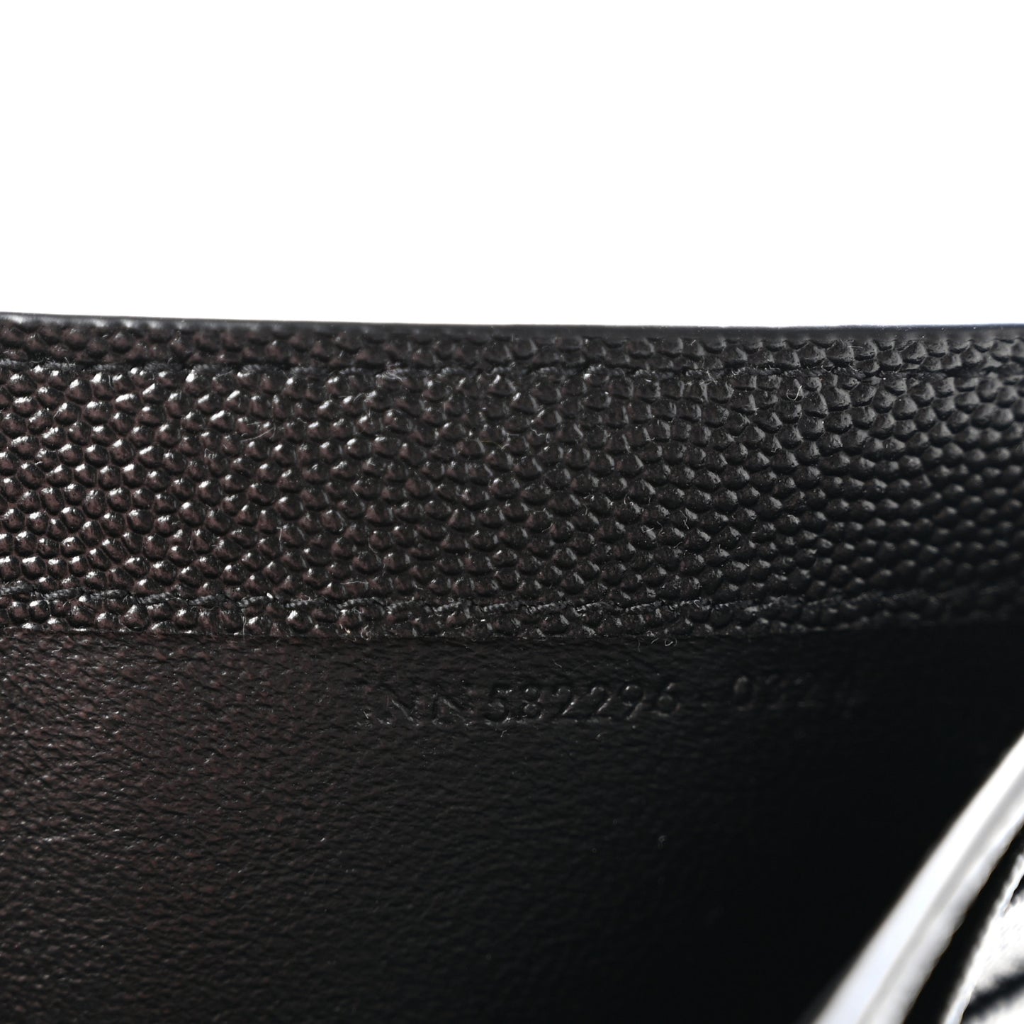 Grain De Poudre Monogram Bi-Fold Wallet Black