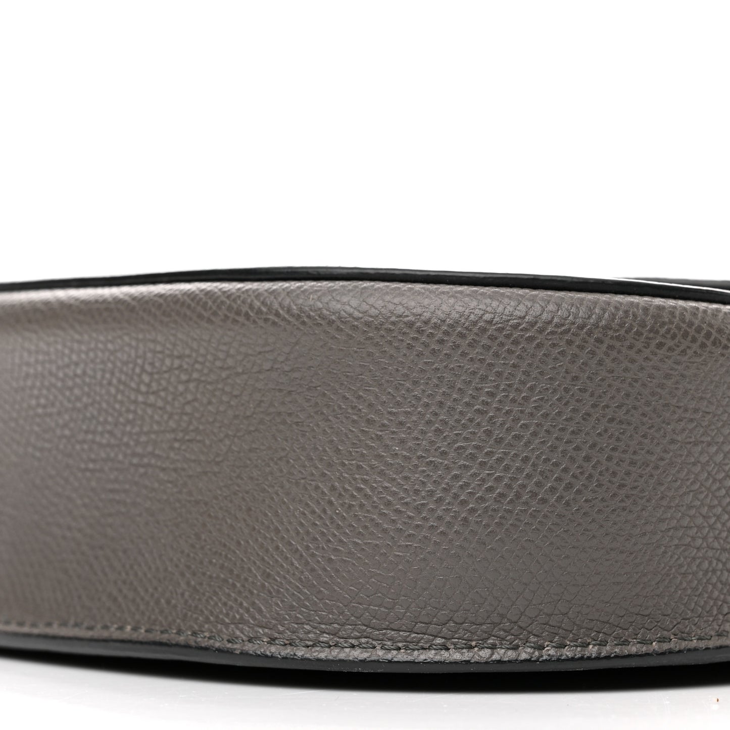 Baby Grained Calfskin Small Trotteur Grey