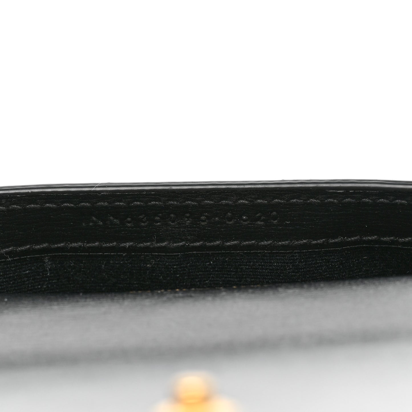 Smooth Calfskin Monogram Phone Holder Crossbody Black