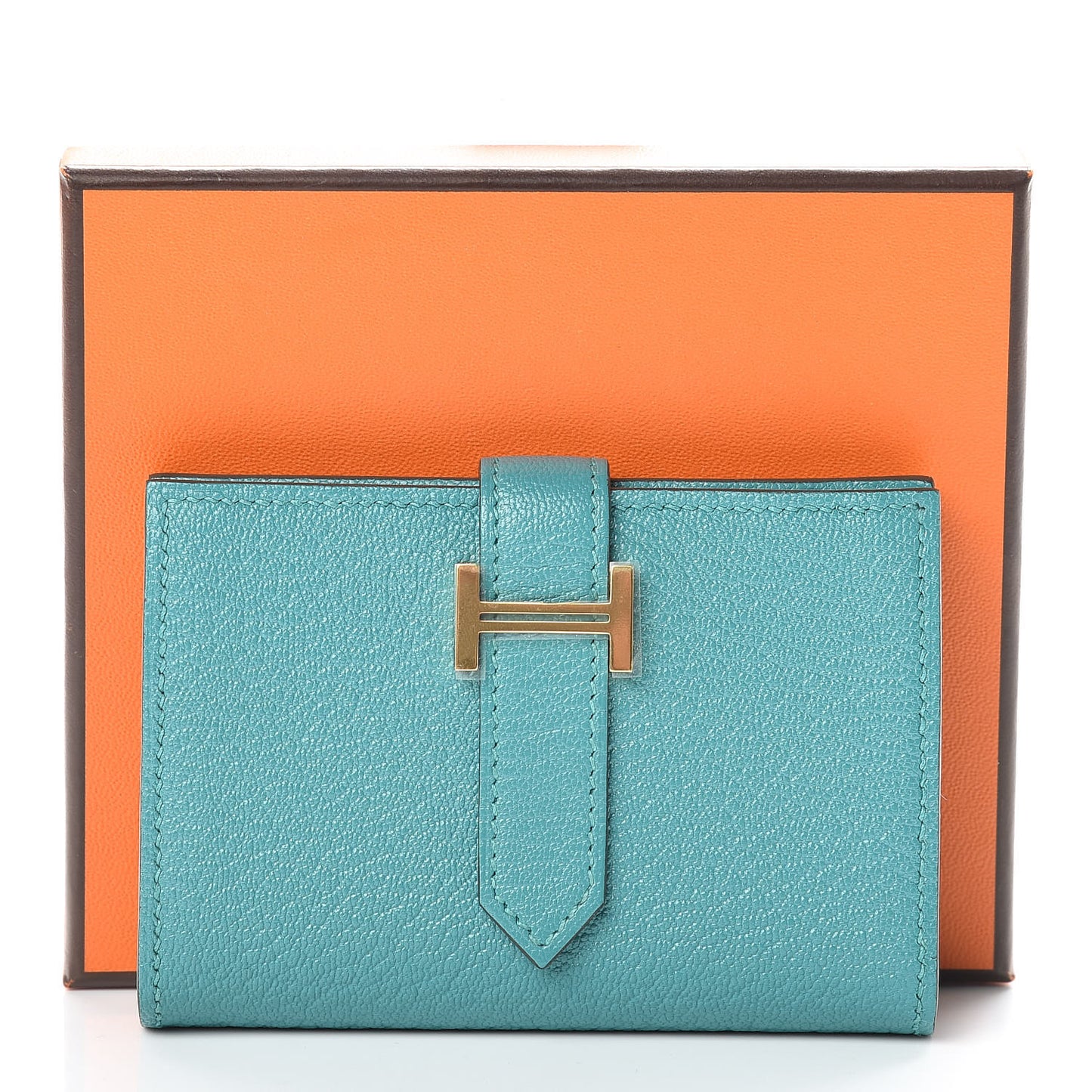 Chevre Mysore Mini Bearn Wallet Vert Verone