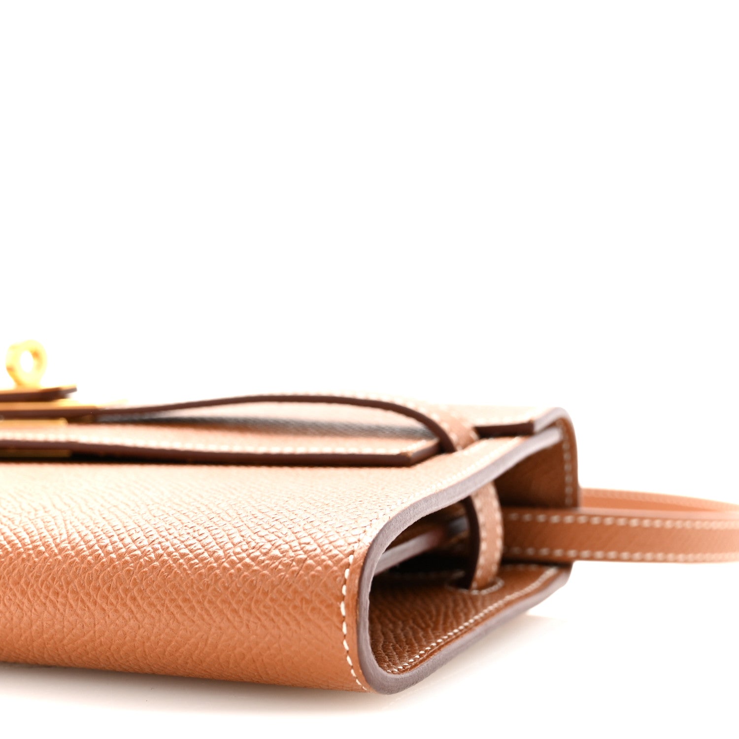 Hermes Epsom Kelly Wallet To Go Gold 9 of 10