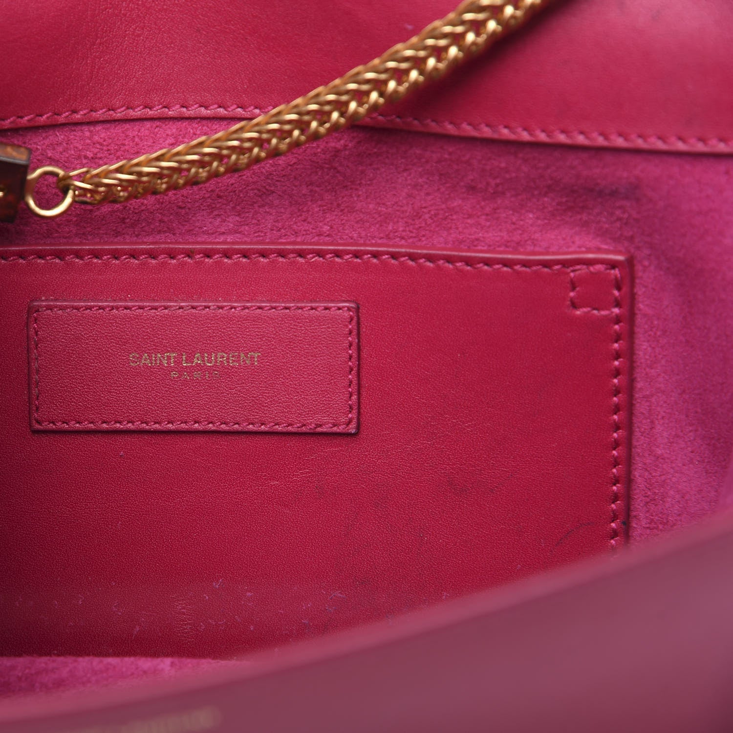 Saint Laurent Calfskin Small Betty Pink 8 of 13