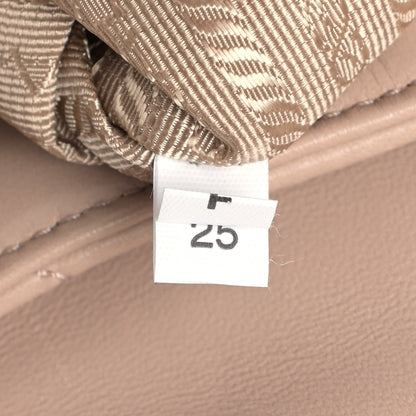 Prada Nappa Triangle Stitched Large Spectrum Bag Cipria 7 of 12