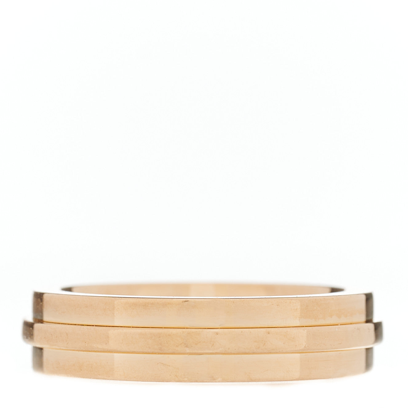 18K Rose Gold T Two Narrow Ring 46 3.75