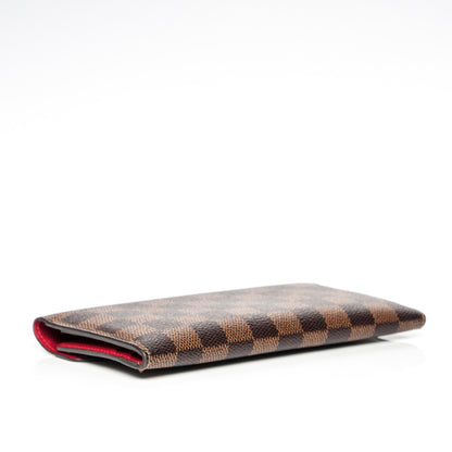 Louis Vuitton Damier Ebene Josephine Wallet Red 4 of 6