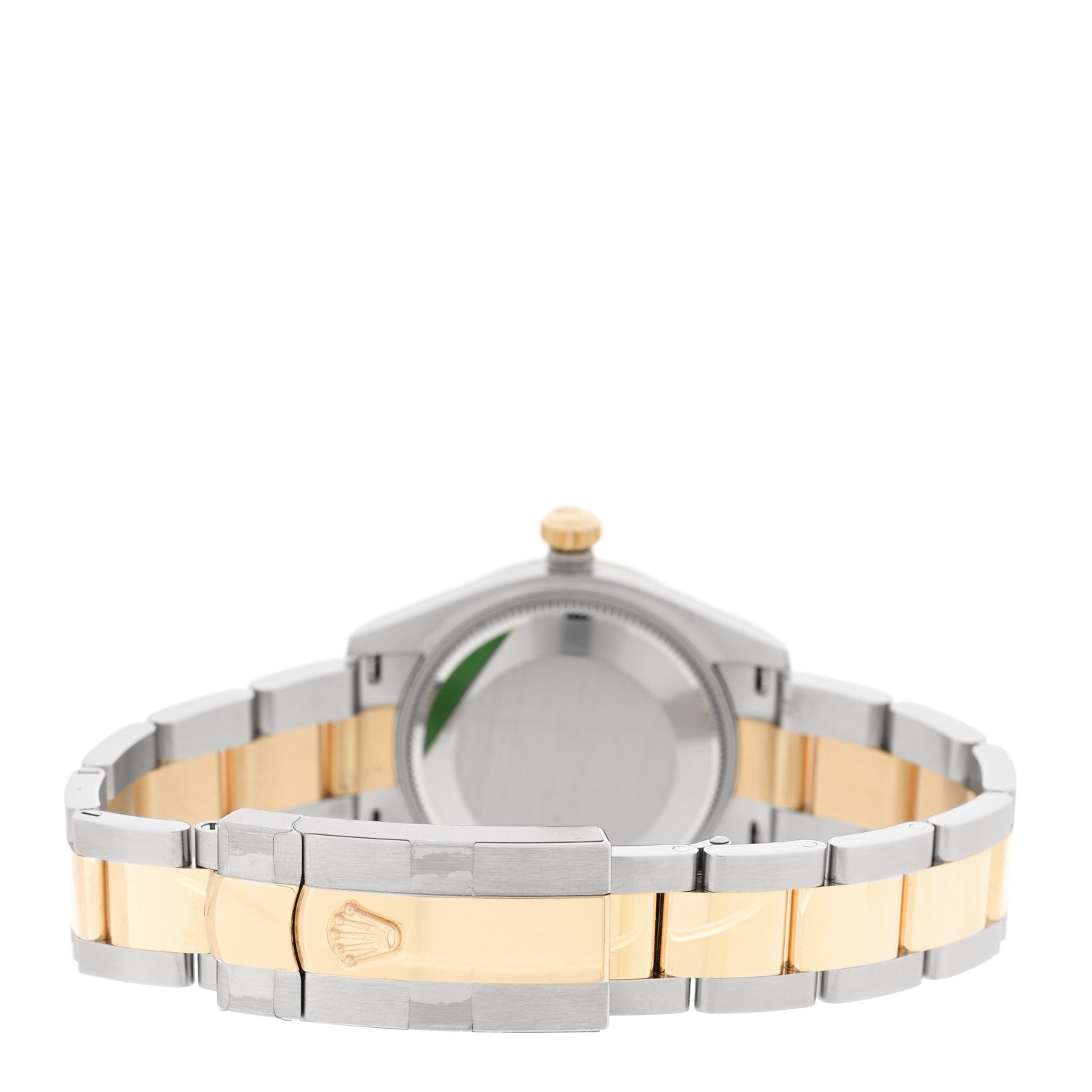 Rolex Stainless Steel 18K Yellow Gold 31mm Oyster Perpetual Datejust Watch White Roman 278273 3 of 5