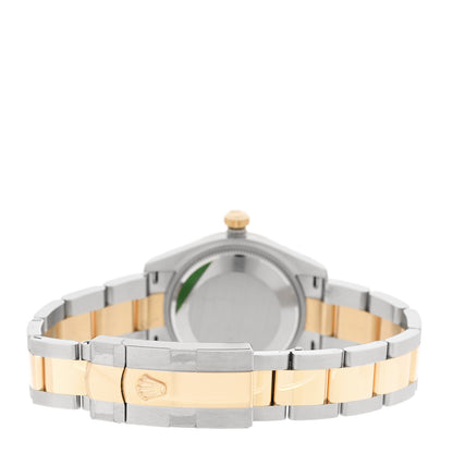 Rolex Stainless Steel 18K Yellow Gold 31mm Oyster Perpetual Datejust Watch White Roman 278273 3 of 5