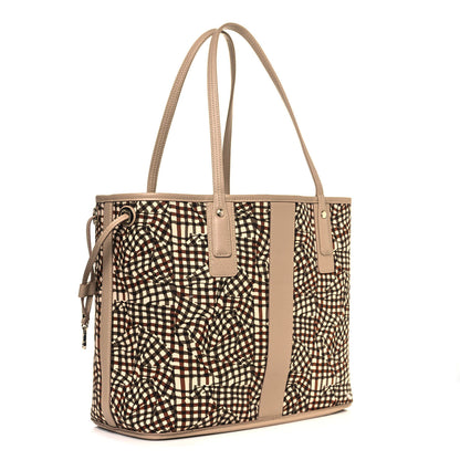 MCM Visetos Medium Liz Reversible Shopper Tote Beige 12 of 18