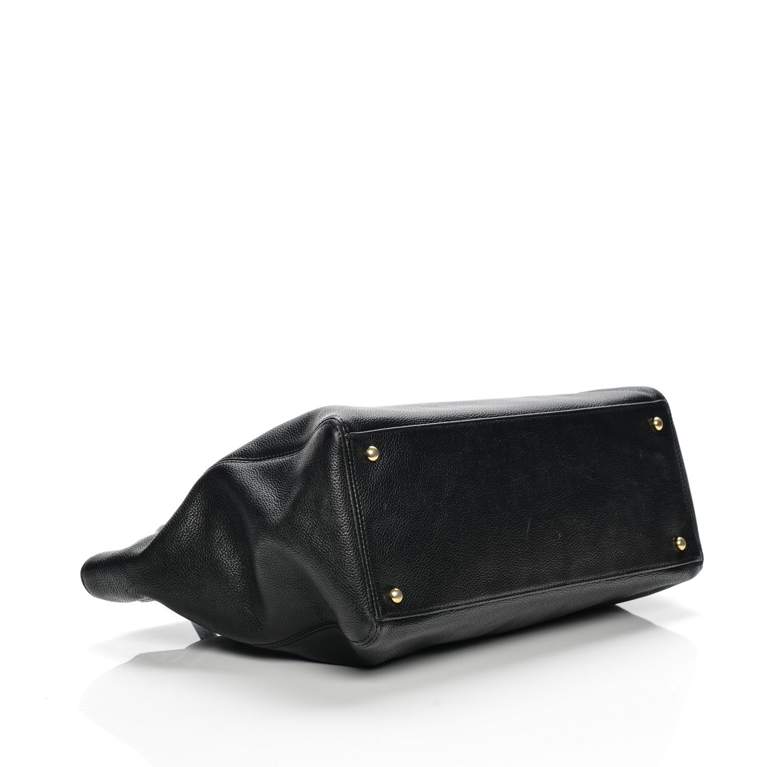 Chanel Calfskin Cerf Executive Shopper Tote Black 4 of 9