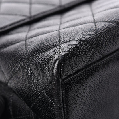 Chanel Caviar Quilted Jumbo Kelly Flap Black 16 of 20