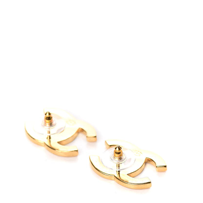 Chanel CC Earrings Gold 3 of 5