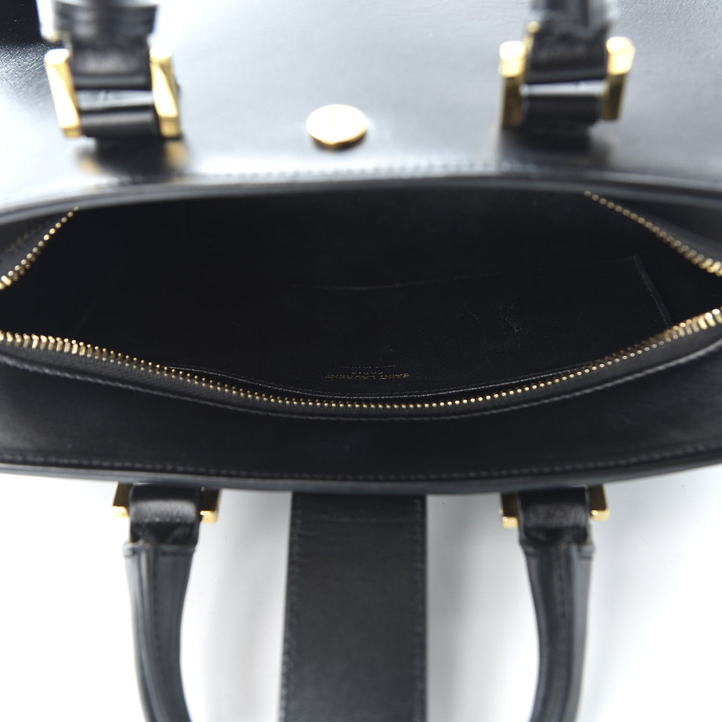 Calfskin Monogram Baby Cabas Black