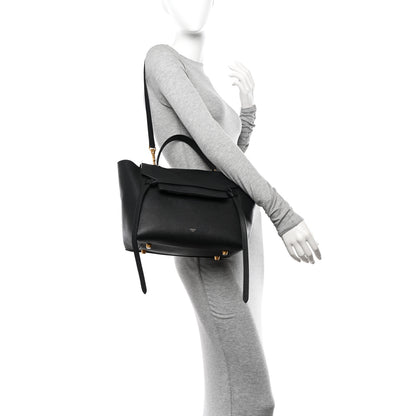 Celine Grained Calfskin Mini Belt Bag Black 2 of 16