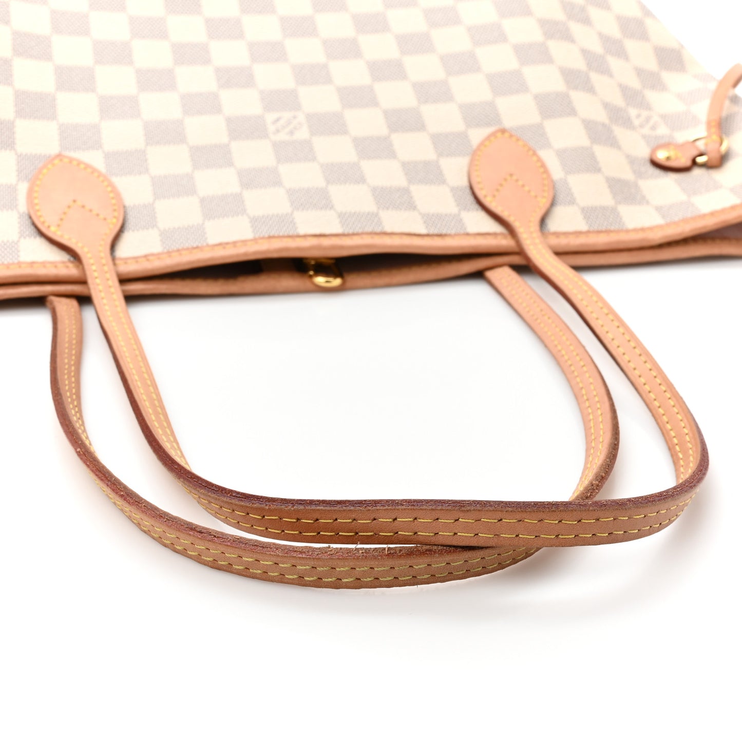 Damier Azur Neo Neverfull MM Rose Ballerine