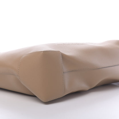 Burberry Calfskin Embossed Crest Medium Tote Camel 7 of 12