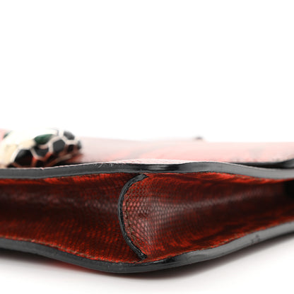Bulgari Karung Serpenti Forever Small Shoulder Bag Red 11 of 12
