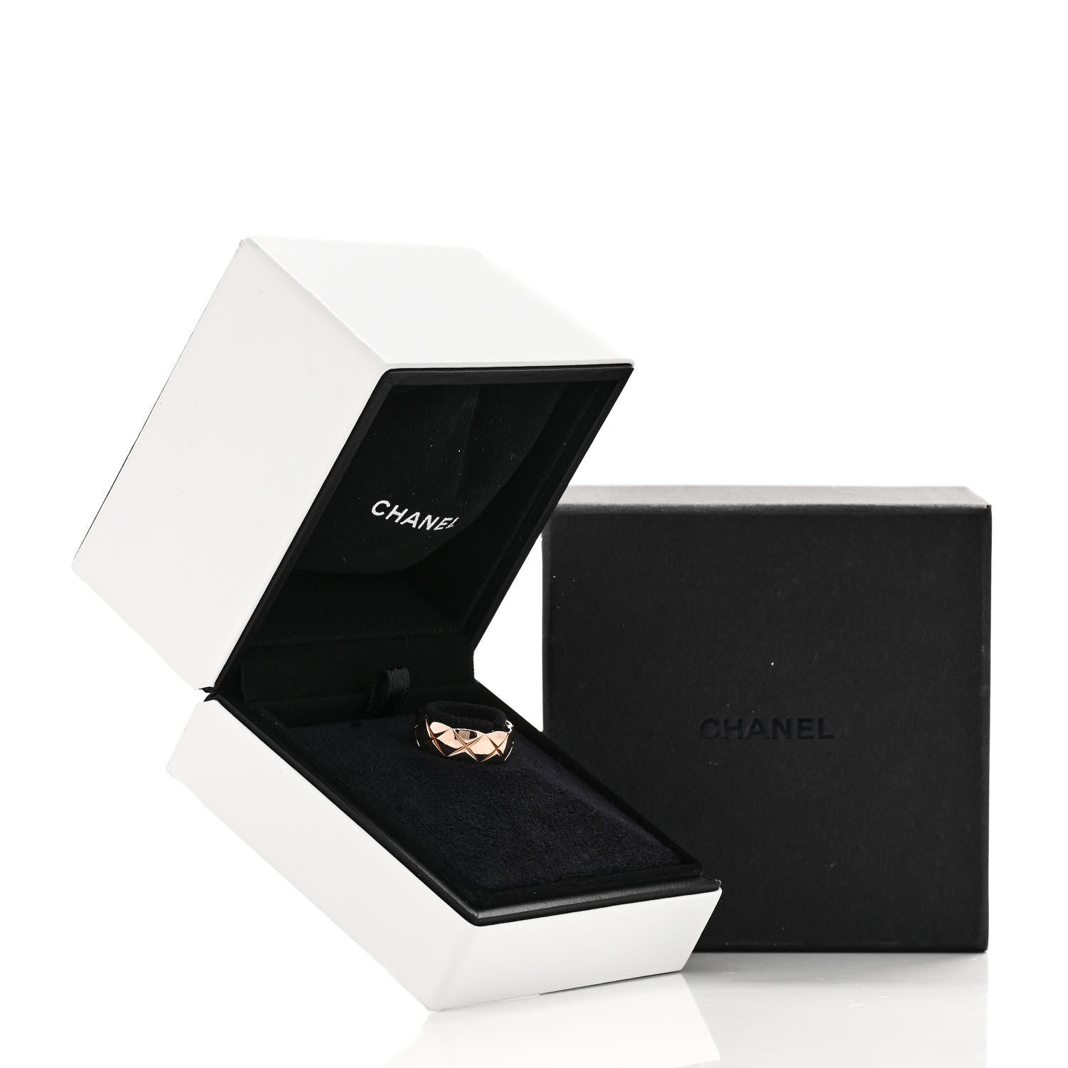 Chanel 18K Beige Gold Small Coco Crush Ring 50 5.25 8 of 8