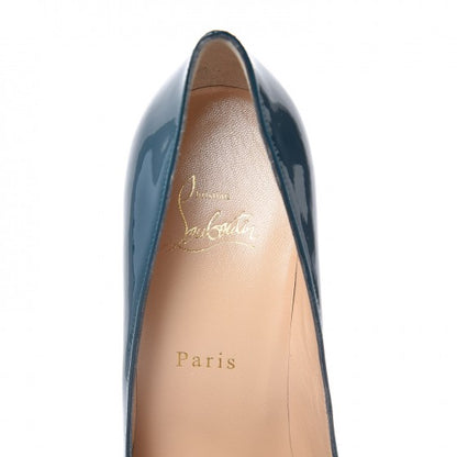 Christian Louboutin Patent Pigalle Follies 100 Pumps 39.5 Lagune 7 of 8