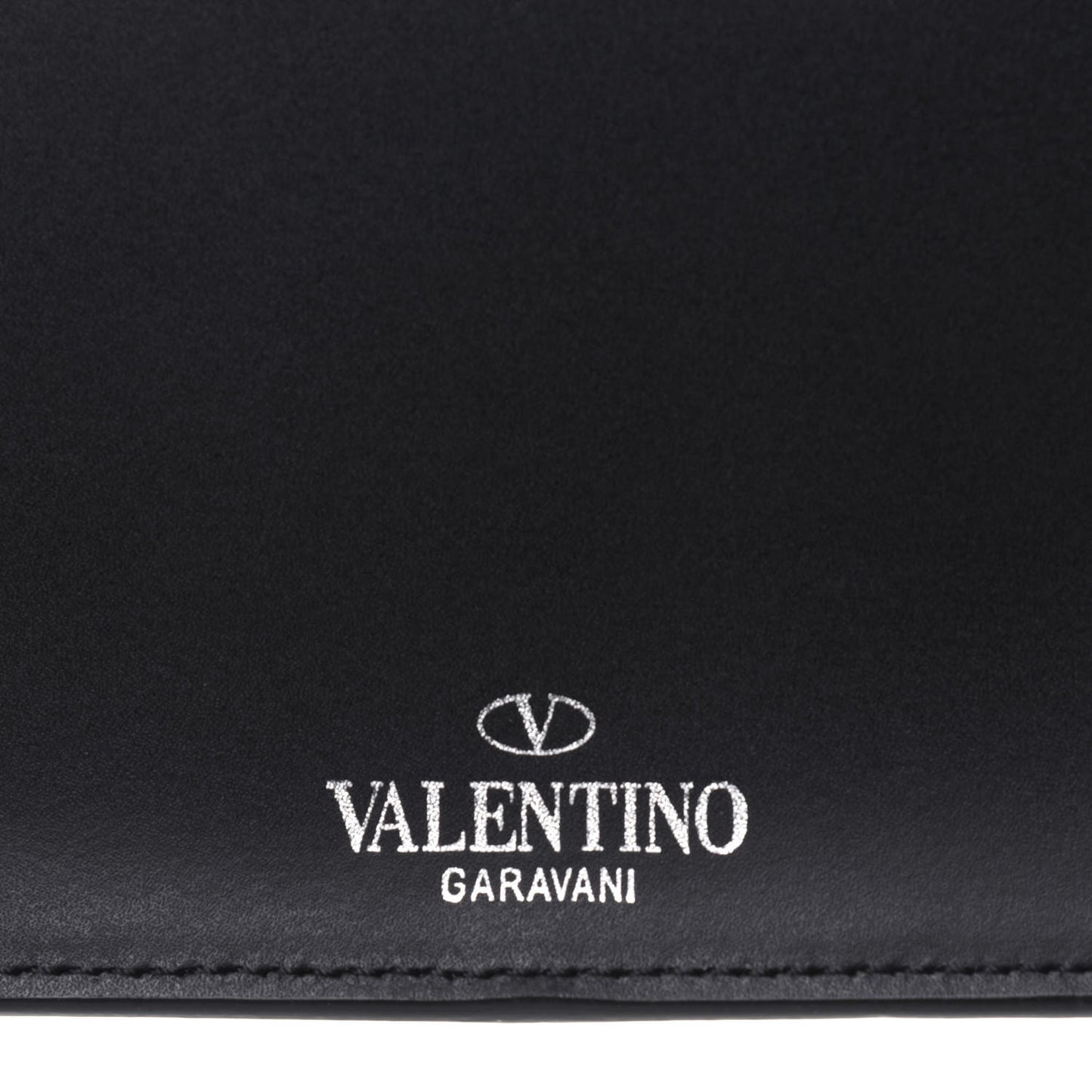 Calfskin VLTN Belt Bag Black Red