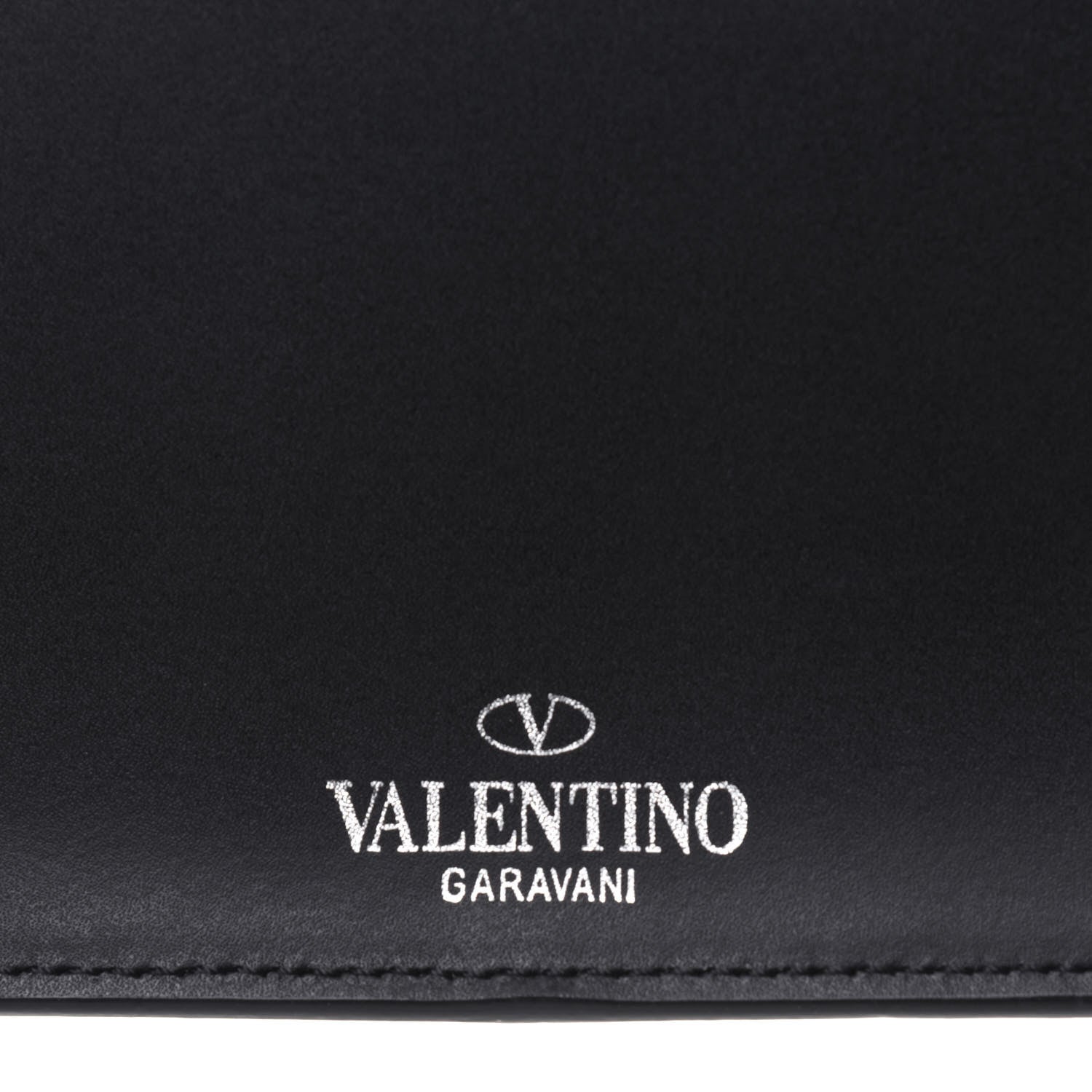 Valentino Garavani Calfskin VLTN Belt Bag Black Red 9 of 10