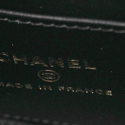 Chanel Shiny Aged Calfskin Quilted Mini Nano Kelly Shopper Black 6 of 11