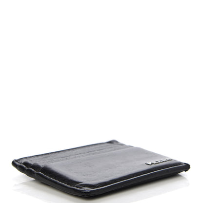 Prada Vitello Grain Card Holder Black 4 of 7