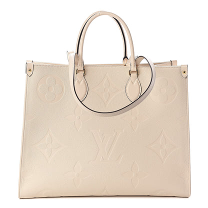 Louis Vuitton Empreinte Monogram Giant Onthego GM Creme 1 of 9
