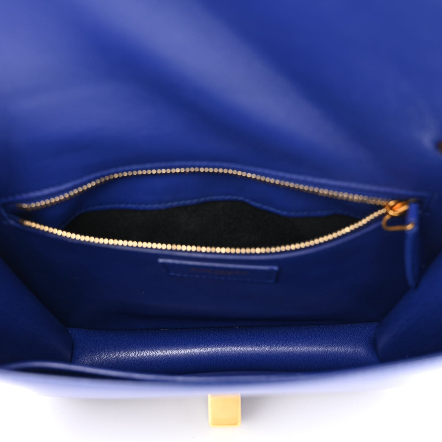Smooth Calfskin Carre Satchel Royal Blue