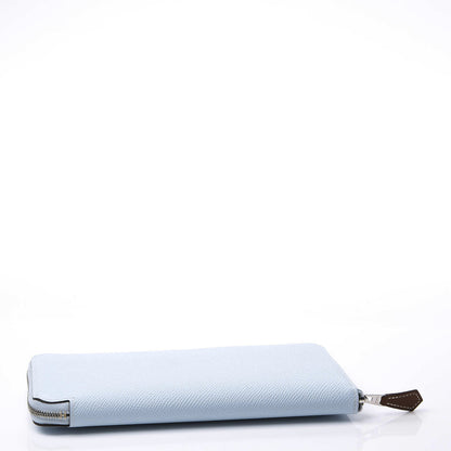Hermes Epsom Silk'In Wallet Bleu Brume 3 of 9