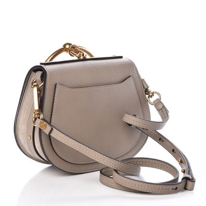 Chloe Calfskin Suede Small Nile Bracelet Bag Motty Grey 3 of 8