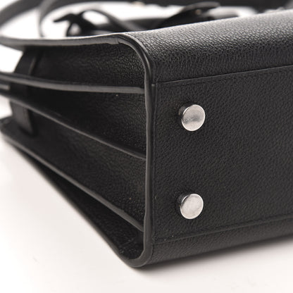 Saint Laurent Grained Calfskin Nano Sac De Jour Black 8 of 9