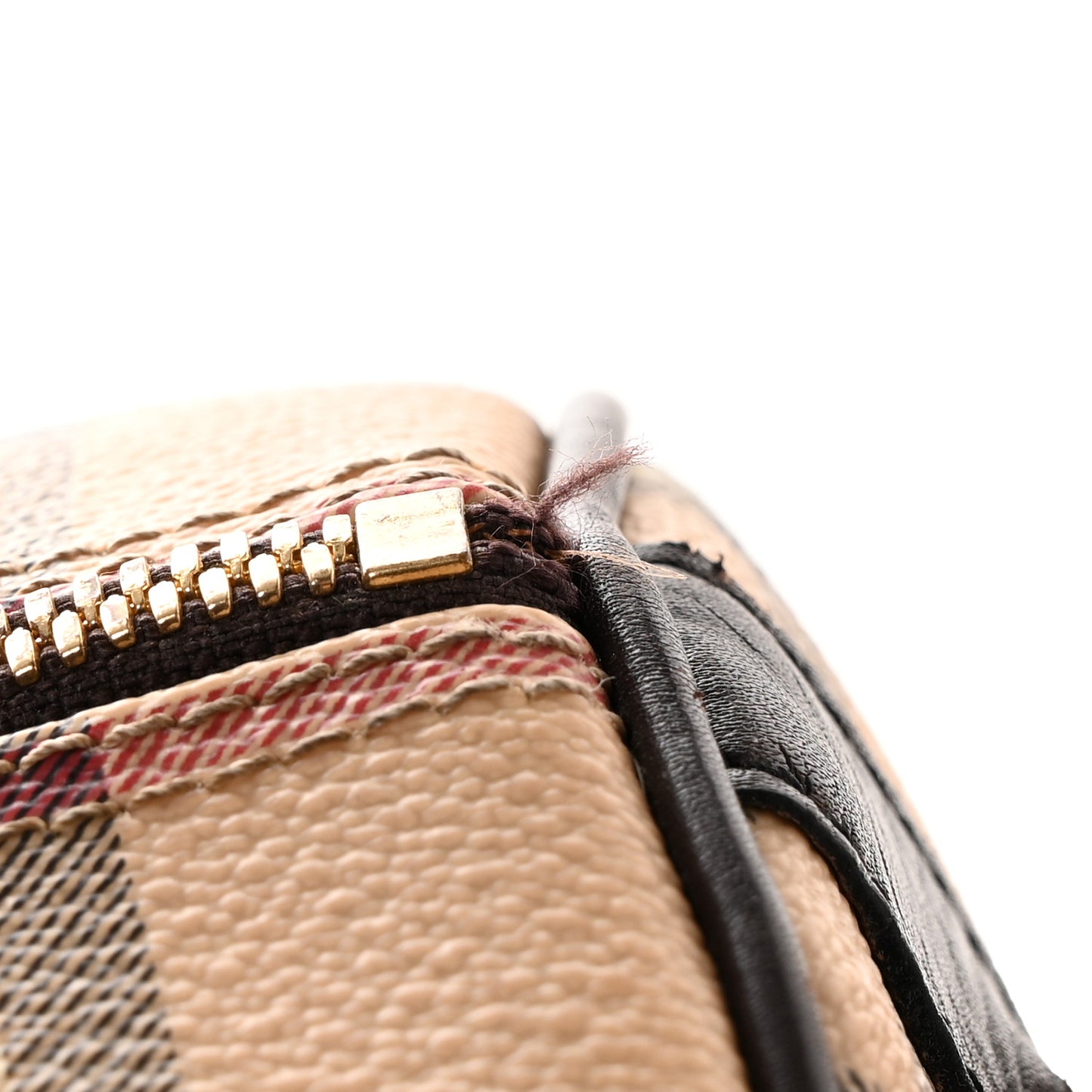 Haymarket Check Duffle Bag Dark Brown