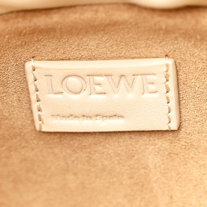 Loewe Calfskin Mini Flamenco Knot Clutch Angora 6 of 9