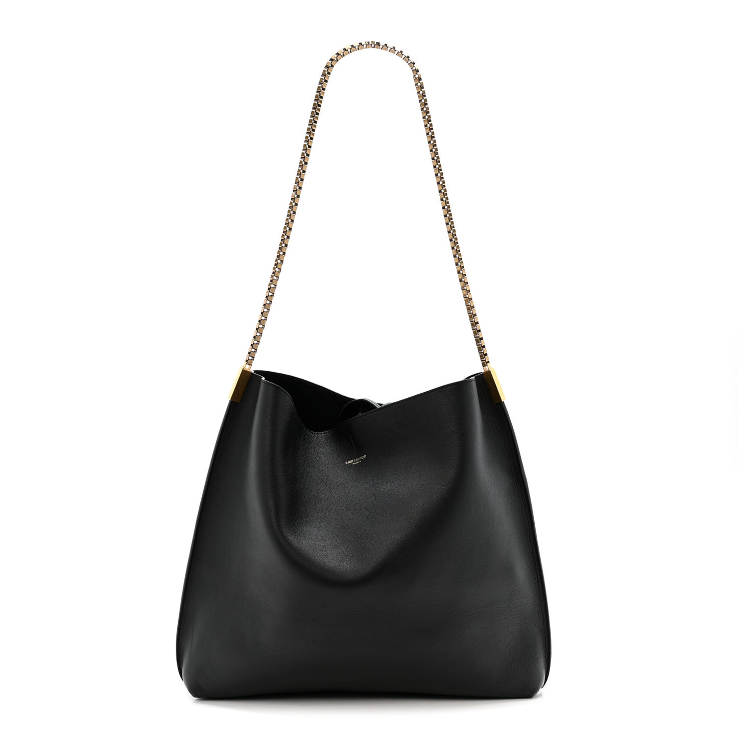 Calfskin Medium Suzanne Hobo Black