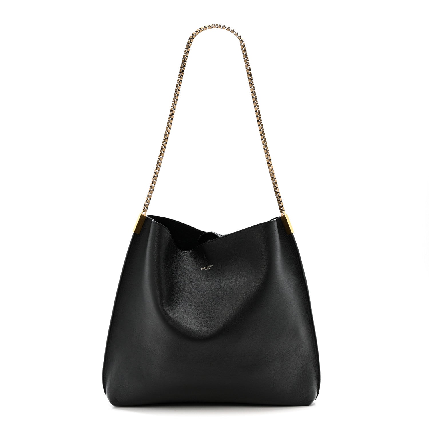 Saint Laurent Calfskin Medium Suzanne Hobo Black 1 of 14