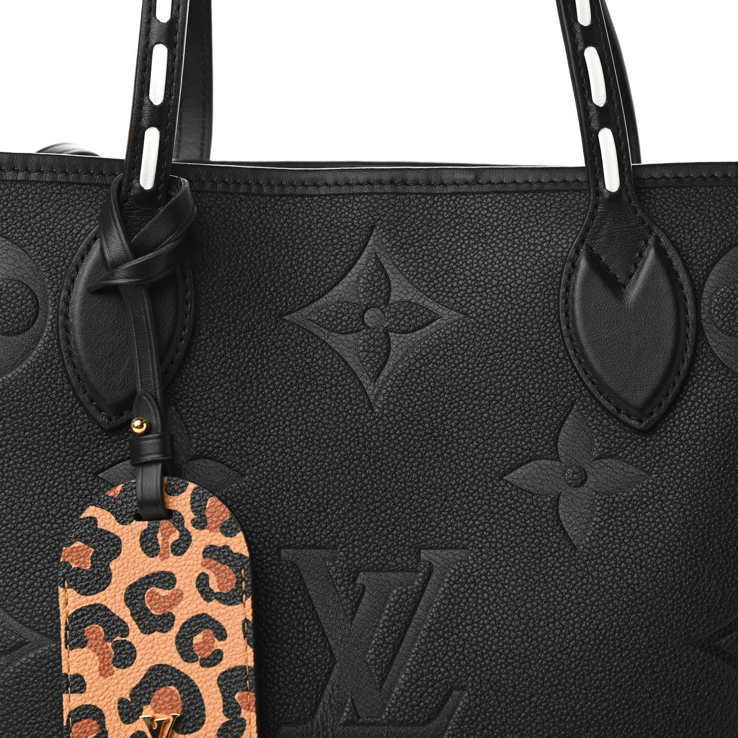 Louis Vuitton Empreinte Monogram Giant Wild At Heart Neverfull MM Black 10 of 11