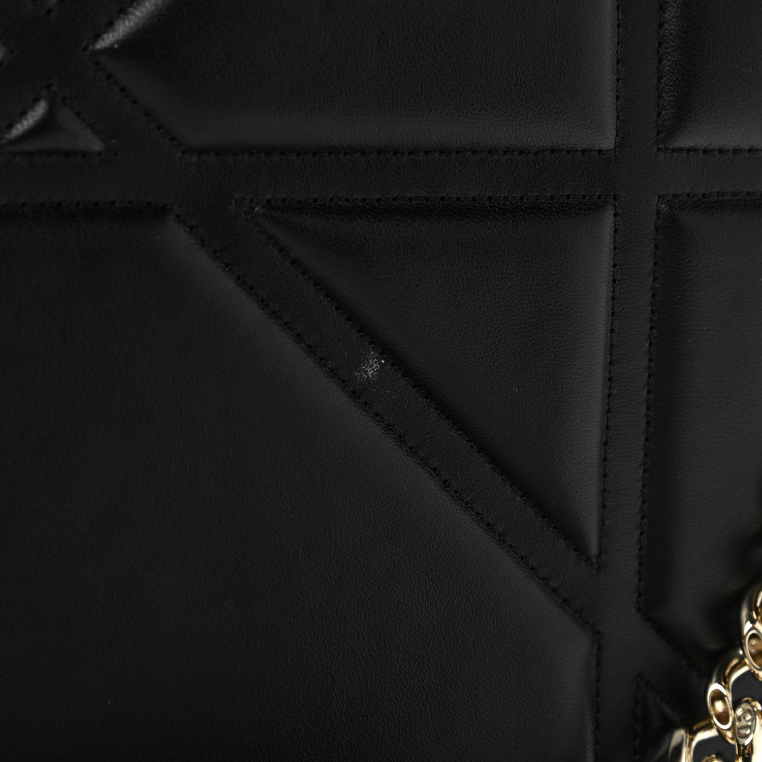 Christian Dior Lambskin Medium Diorama Flap Bag Black 10 of 12