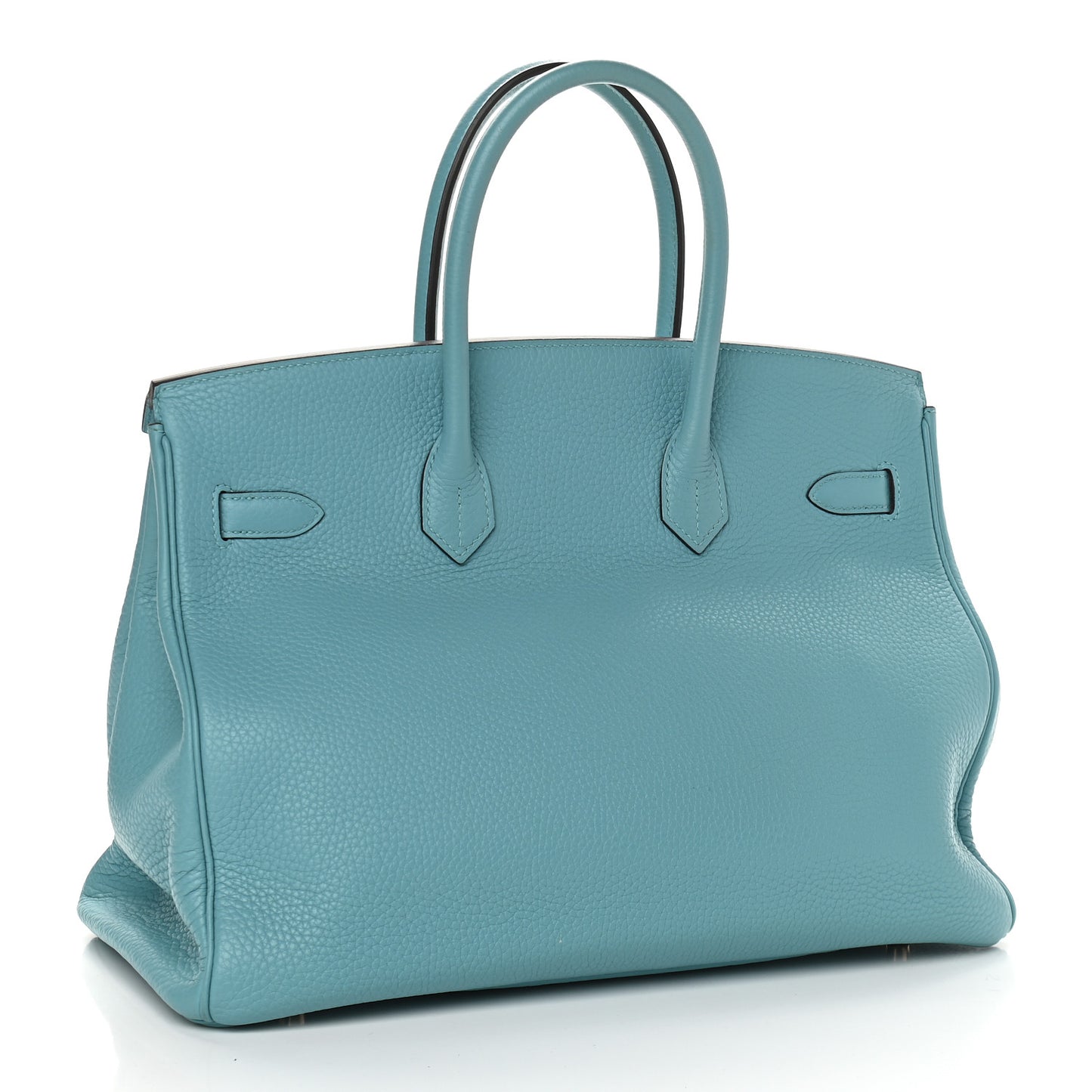 Taurillon Clemence Birkin 35 Bleu Saint Cyr