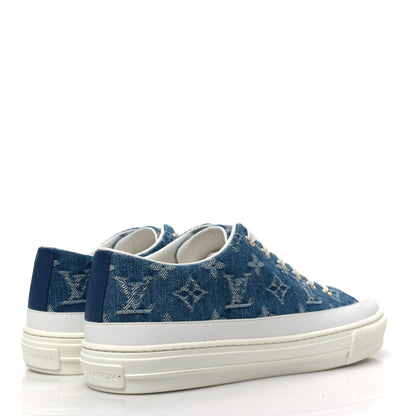Louis Vuitton Denim Monogram Stellar Sneakers 39 Bleu Jeans Blue 4 of 8