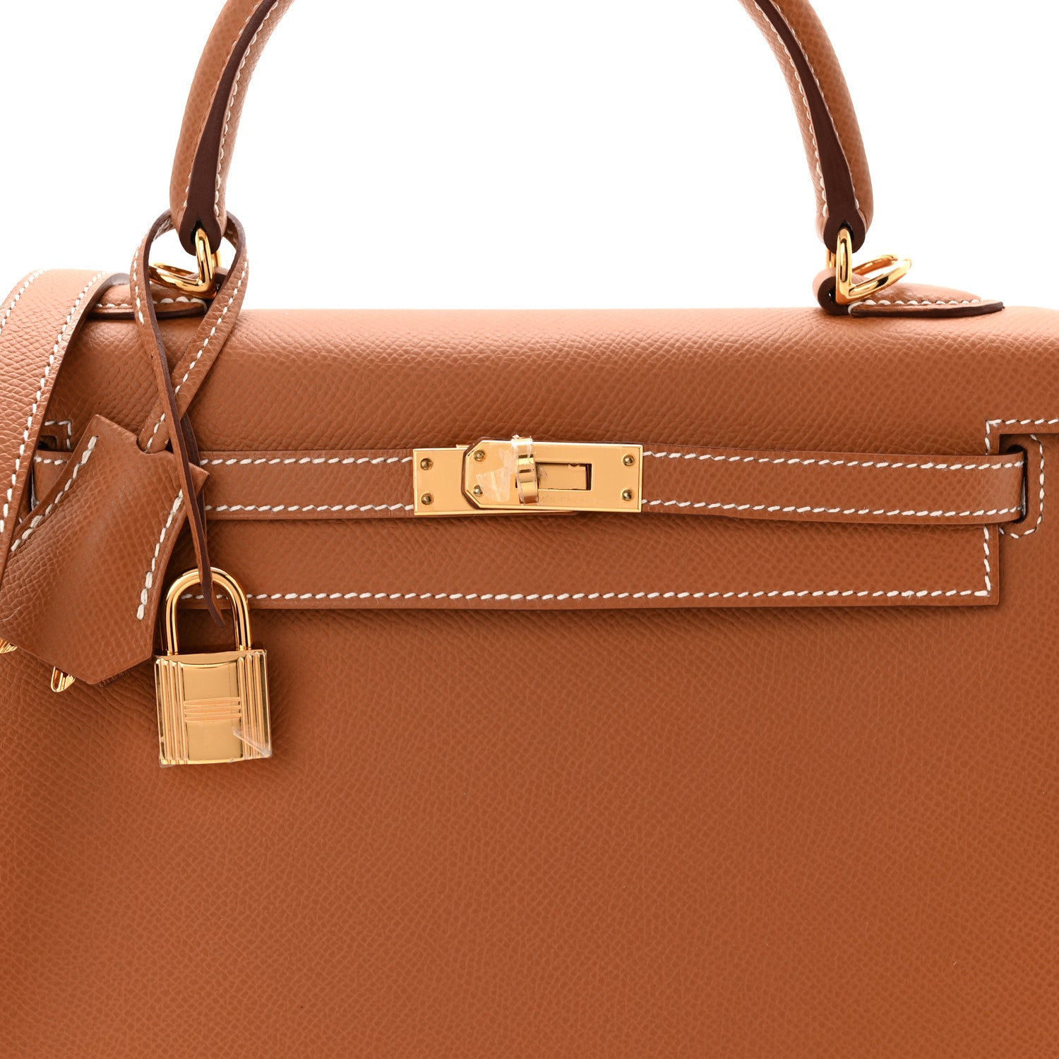 Hermes Epsom Kelly Sellier 25 Gold 8 of 11