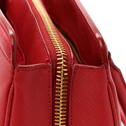 Prada Saffiano Lux Parabole Tote Fuoco 18 of 19