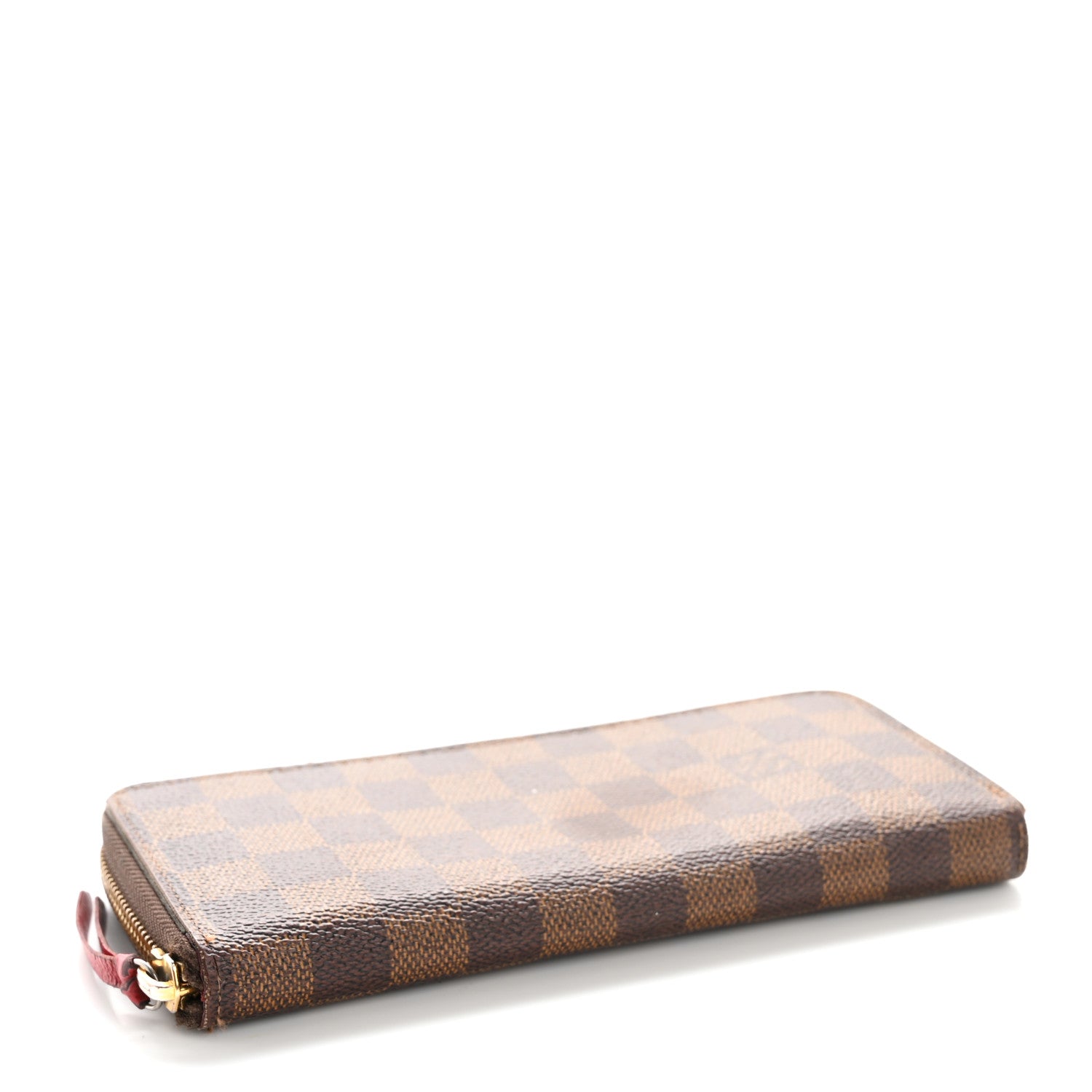 Louis Vuitton Damier Ebene Clemence Wallet Cherry 4 of 13