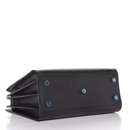 Saint Laurent Grained Calfskin Baby Sac De Jour Black 4 of 8