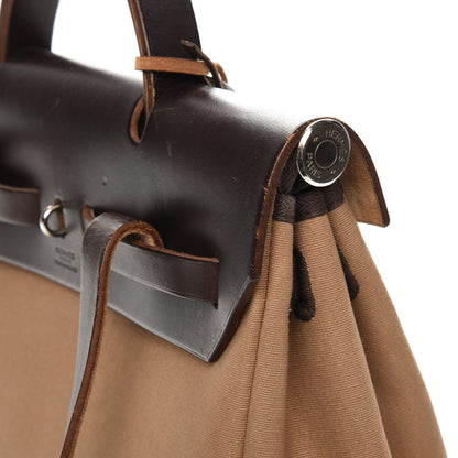 Hermes Toile Vache Hunter Herbag 30 PM Backpack Etoupe Ebene 11 of 17
