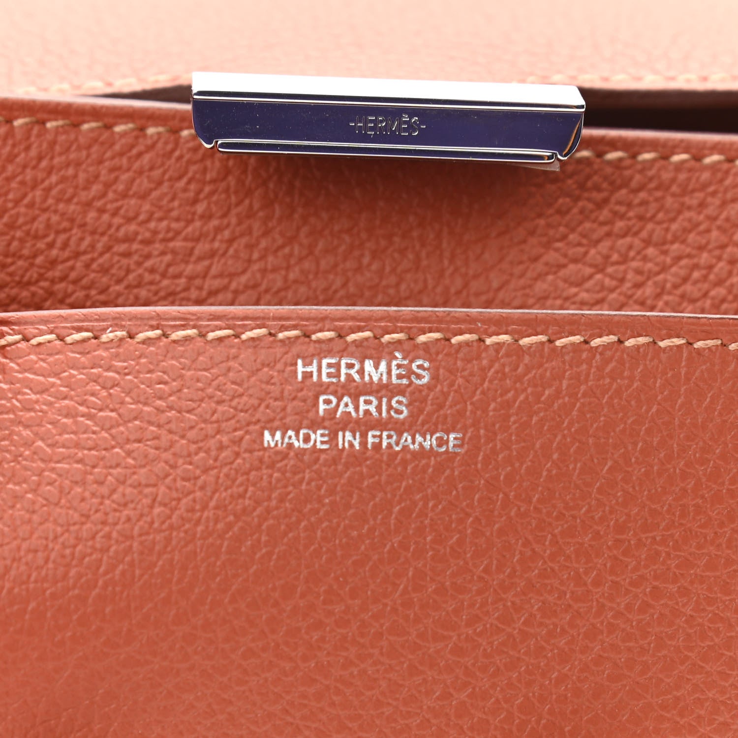 Hermes Evercolor Constance Wallet To Go Blush 6 of 10