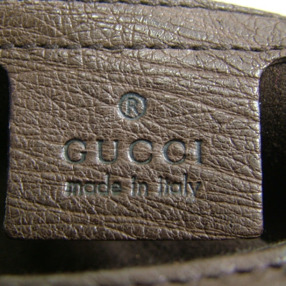 Gucci Ostrich Half Moon Bamboo Ring Hobo Brown 8 of 10