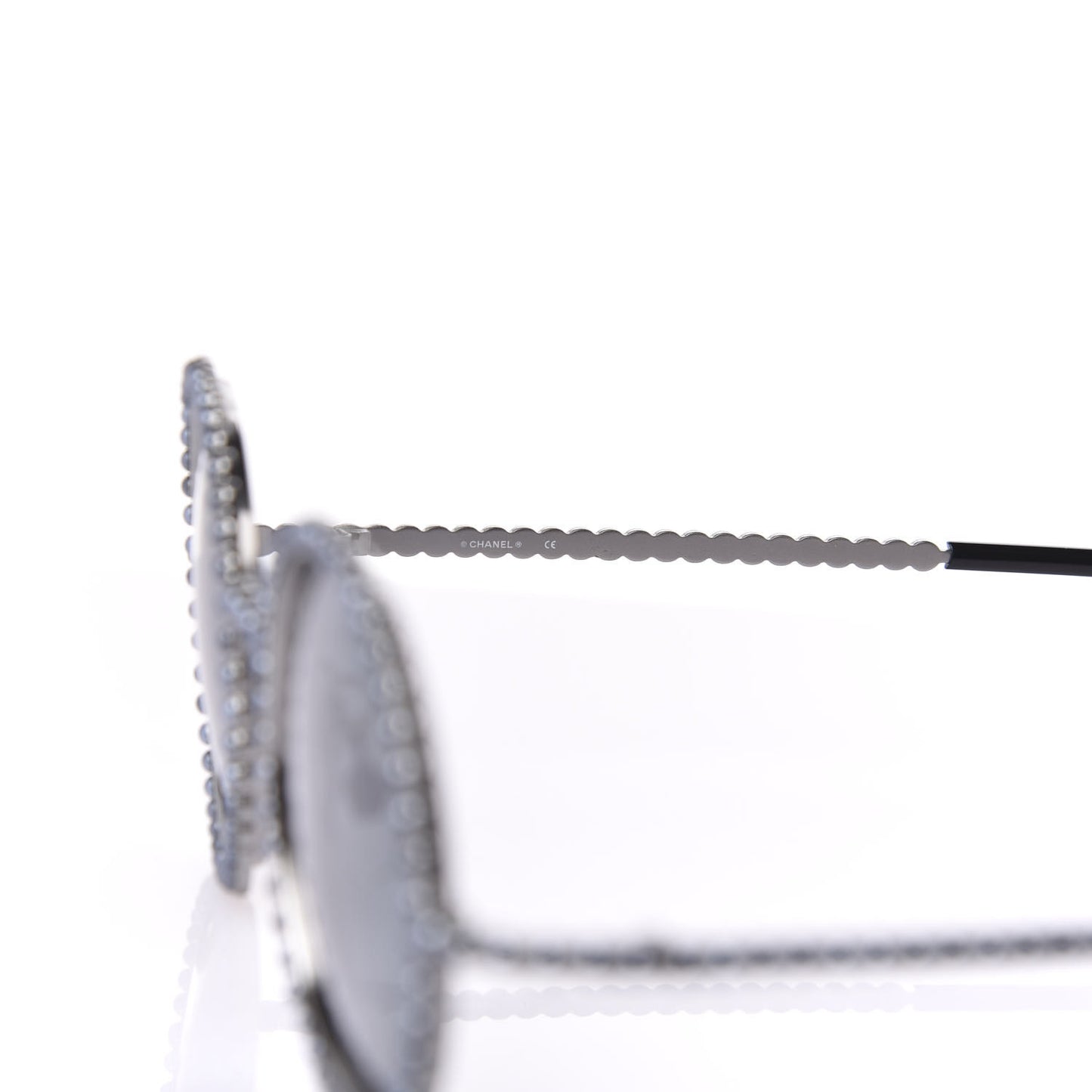 Pearl Round Sunglasses 71138 Grey
