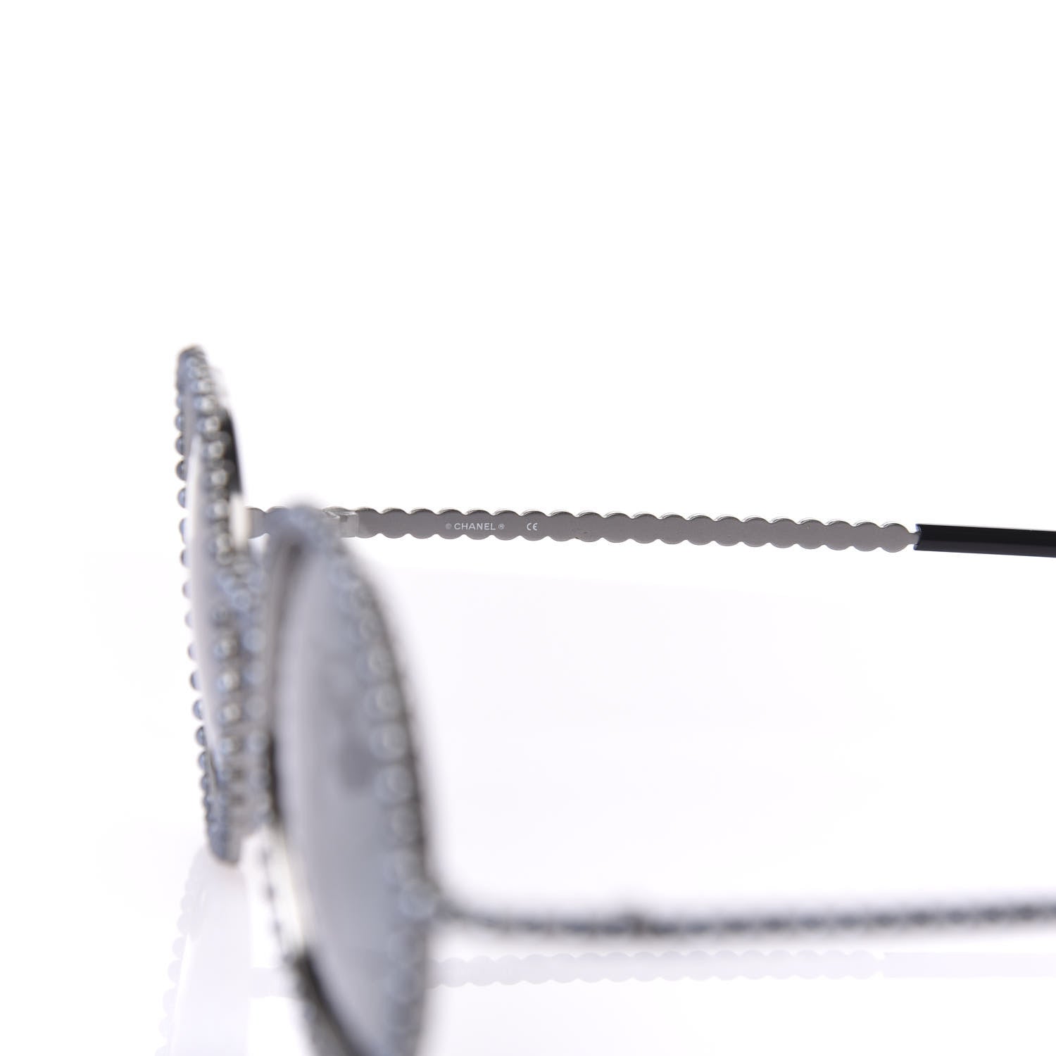 Chanel Pearl Round Sunglasses 71138 Grey 6 of 7